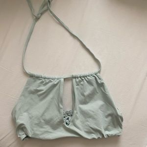 Frankies bikini light blue bikini top